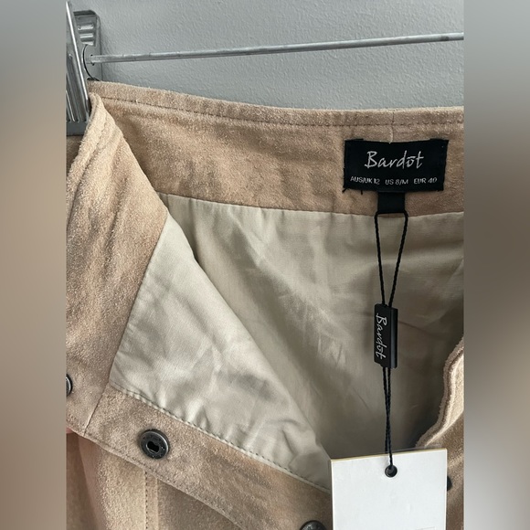 Bardot Revolve Blondie Suede Circle Skirt NWT - Picture 7 of 7